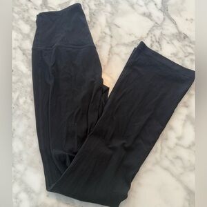 Black Mini Flare Lululemon Leggings